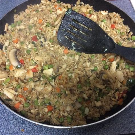 Garlic Chicken Fried Brown Rice Recipe Allrecipes