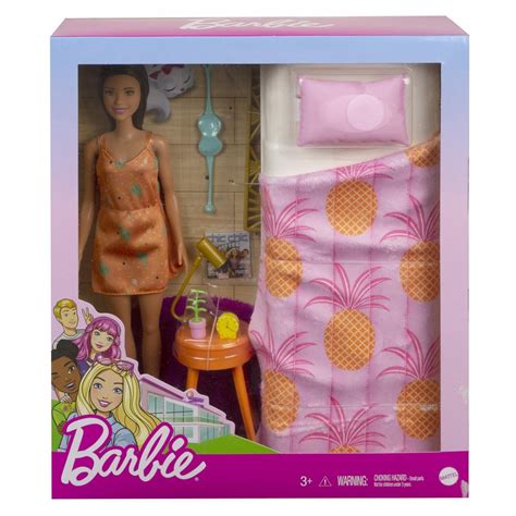 Mattel Barbie Doll And Bedroom Furniture Playset Gtd87 Grg86 Toys