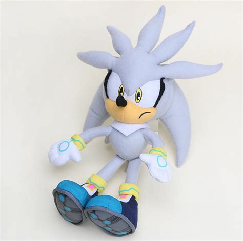 32cm Gray Shadow The Hedgehog Sonic Silver The Hedgehog Plush Toys