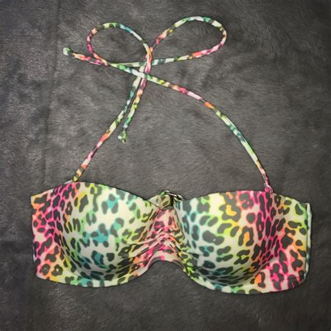 Victorias Secret Swim Victoria Secret Rainbow Cheetah Bathing Suit