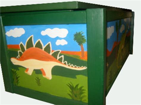 Personalised Dinosaur Toy Box Storage Box Chest Nursery Etsy
