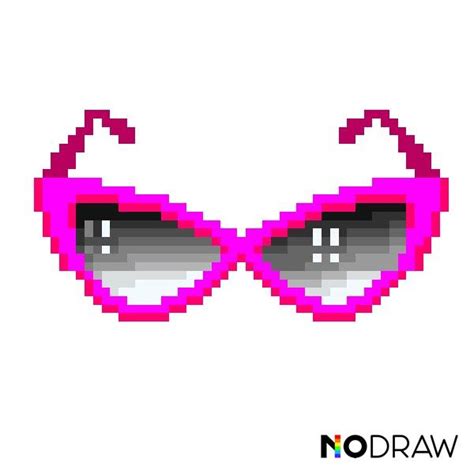 Sunglasses Pixel Art Art Poster