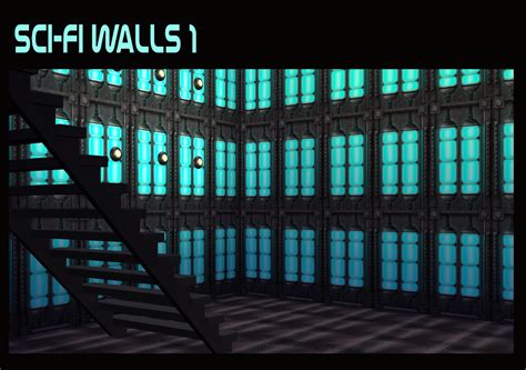 My Sims 4 Blog Sci Fi Walls By Brialimmortelle