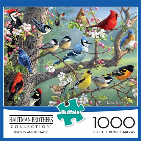 Buffalo Games Hautman Brothers Birds In An Orchard 1000 Piece