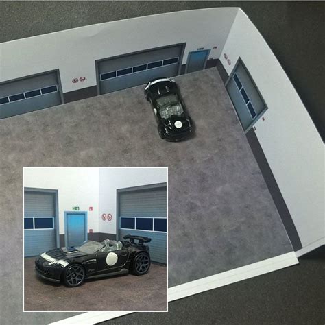 Here Is A New Free Diorama I Developed A Garage In Scale But
