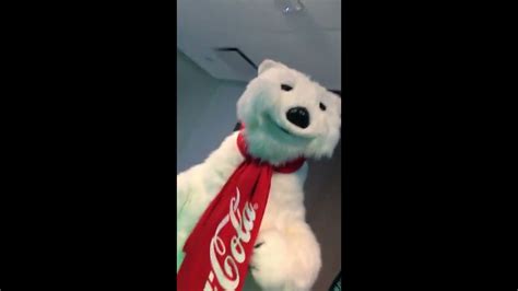Meeting The Coca Cola Bear Youtube