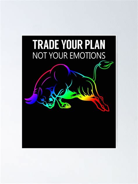 Trade Your Plan Stock Market Day Trader T Poster For Sale By