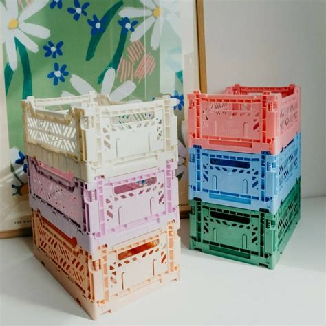 Mini Coloured Scandi Stackable Storage Crate By Ajouter Store Crate