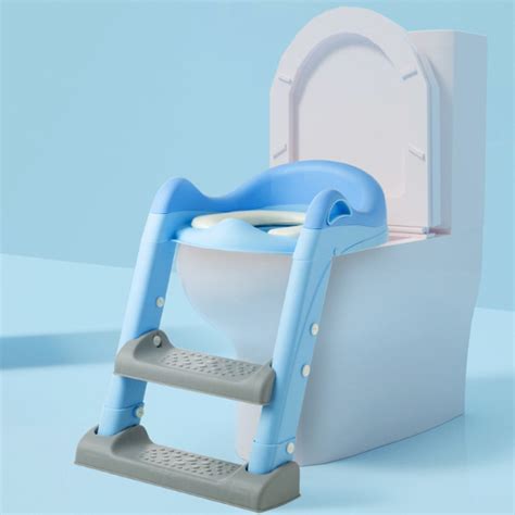 Potty Training Seat With Adjustable Ladder Kids Ladder Toilet Soft