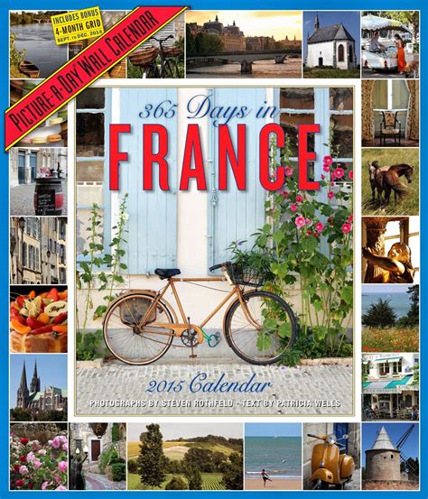 365 Days In France 2015 Wall Calendar Picture A Day Wall Calendars