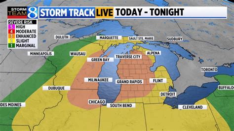 Storms Push Swiftly Through West Michigan