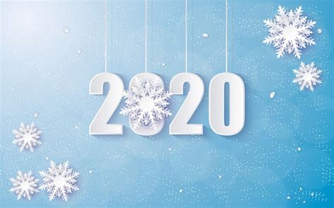 Premium Vector 2020 Happy Birthday Background With Winter Nuances