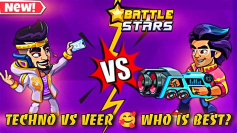 Battle Stars Techno Vs Veer Who Is Best Iconic Character Techno