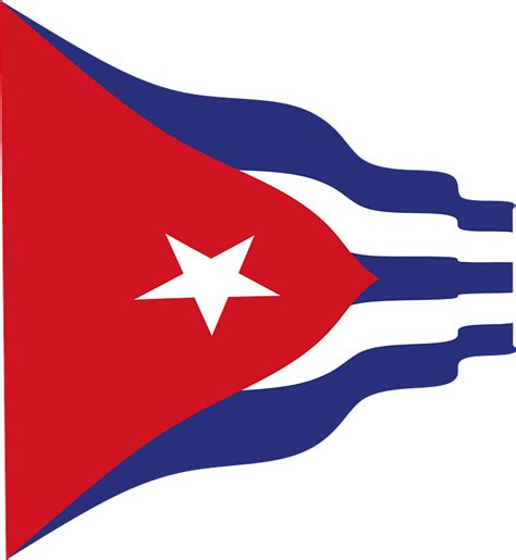 Cuba wavy flag clipart. Free download transparent .PNG | Creazilla png image
