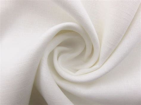 Midweight Linen In White Bandj Fabrics