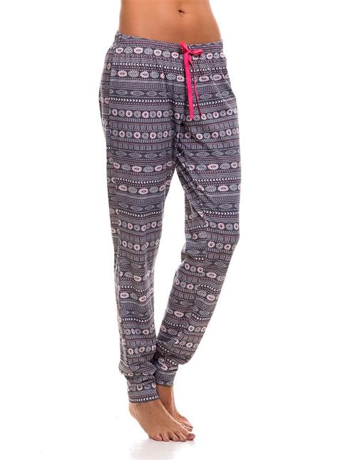 Pantalón Pijama Estampado Gris Ropa Pantalones De Pijama Moda