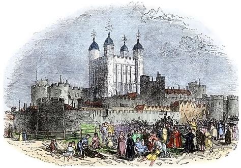 Tower Of London 1400s Print 5879274 Framed Photos Wall Art