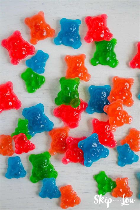 Gummy Candy Recipe How To Make Gummy Bears Skip To My Lou