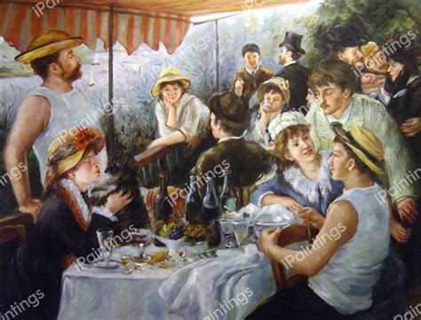 A Luncheon Of The Boating Party Painting By Pierre Auguste