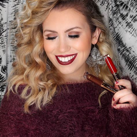 Mixing Two Holiday Favorites Together To Create This Custom Cherry Chocolate Lip Color For