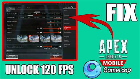 How To Get 120 Fps In Apex Legends Mobile Gameloop Emulator Youtube