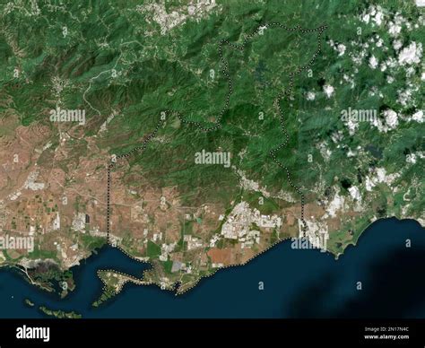 Guayama Municipality Of Puerto Rico Low Resolution Satellite Map