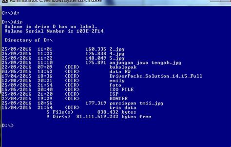 Daftar Perintah Command Prompt Dan Fungsinya Part 2 Kursus Komputer