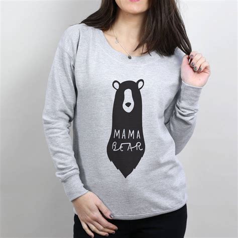 Mama Bear Scoop Neck Sweater By Letter Clothing Company