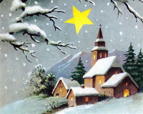 Risultati Immagini Per Landscape Vintage Christmas Cards Christmas
