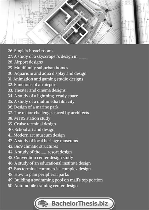 Computer architecture & related topics. Architecture Thesis Topics List by Bachelor Thesis - Issuu