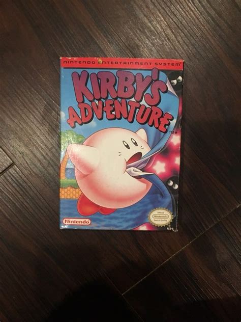 Kirbys Adventure For The Nes Complete In Box Game Has Been Tested And