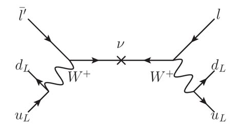 Feynman Diagram For The Conventional Modes Of Neutrino Antineutrino