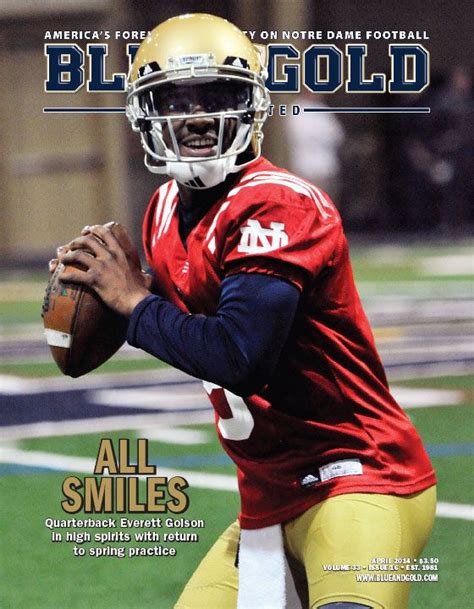 The April Issue Of Blue And Gold Illustrated Is Now Available For