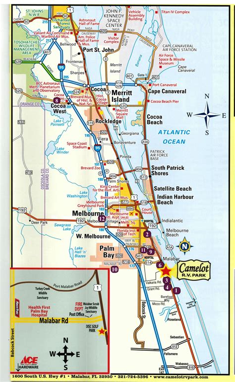 Brevard County Parks Map Images And Photos Finder