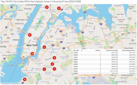 Manhattan Zip Code Map Nyc