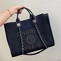 Chanel shopping bag best designer handbags in 2021 | Bags, Canvas beach ...