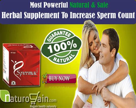 herbal natural remedies for low sperm count problem that are really effective