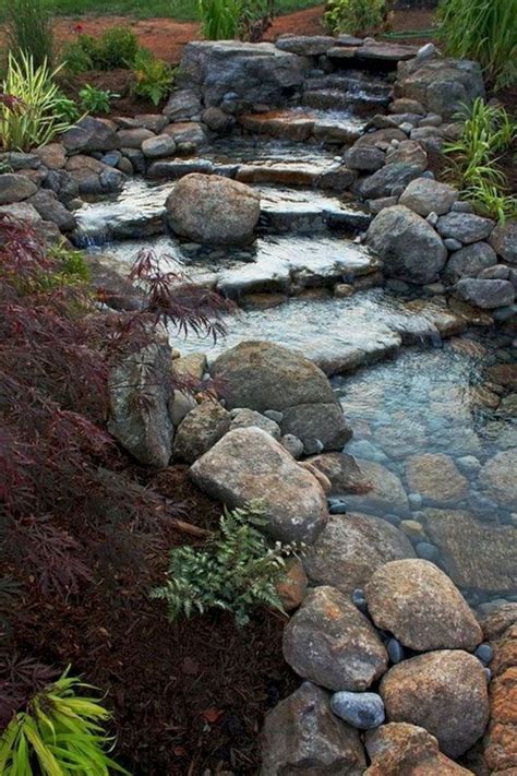 Unique Backyard Garden Water Feature Landscaping Ideas Homixover Com Waterfalls Backyard