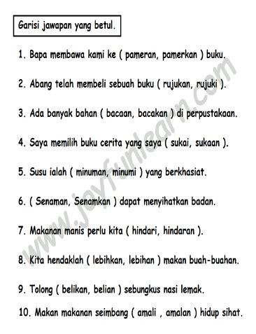 Hasratnya _ akhirnya kerana anaknya yang sudah dewasa dan. Latihan Imbuhan Untuk Tahun 1, 2 & 3 [Free Download PDF ...