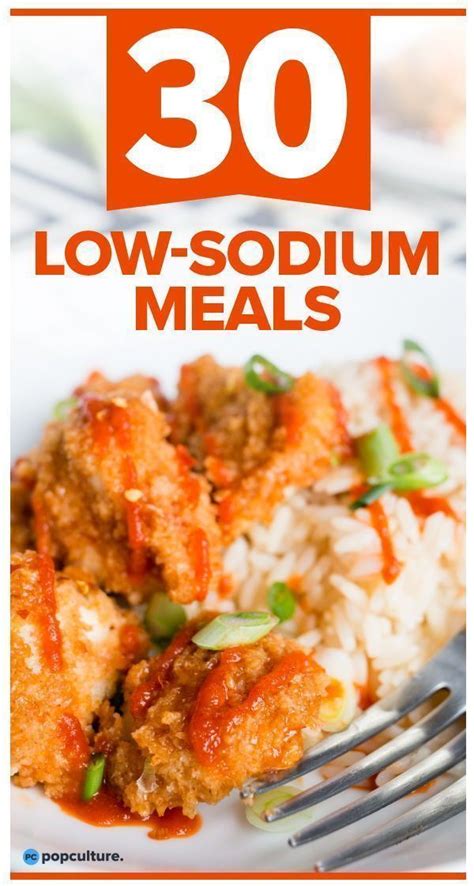 30 Low Sodium Meals Heart Healthy Recipes Low Sodium Low Sodium