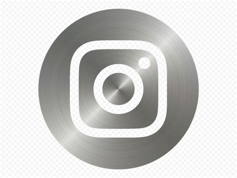 Gray Instagram Icon Image Set Of Popular Social Media Logos Icons