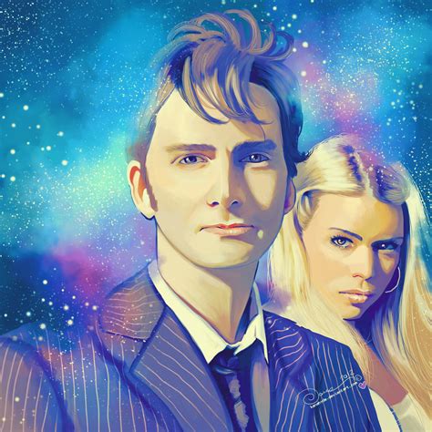 Doctor Who 247 — The Tenth Doctor And Rose Tyler By Kana Hyde