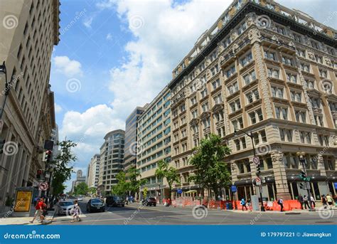 Modern Buildings In Downtown Washington Dc Usa Editorial Photo Image Of Architecture