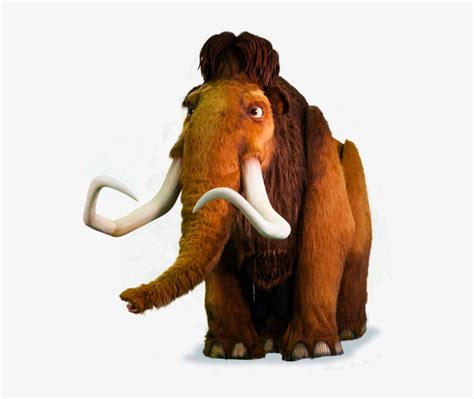Download Manny The Wooly Mammoth Manfred Ice Age Transparent Png