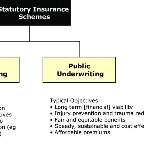 Typical Objectives Of Public And Private Underwriting In Statutory