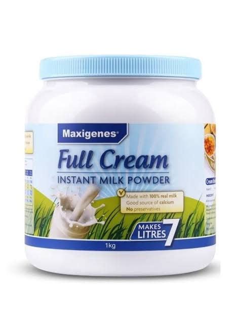 Maxigenes Instant Full Cream Milk Powder 1kg Australian Luxuries