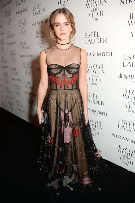 Emma Watson Harpers Bazaar Women Of The Year Awards GotCeleb