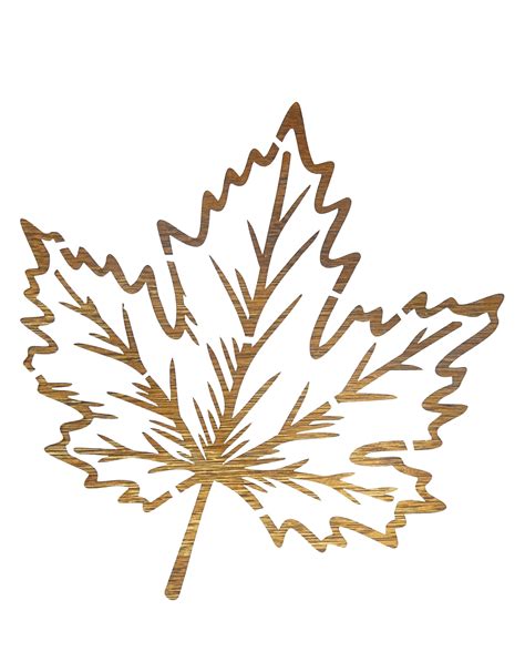 Maple Leaf Stencil Printable