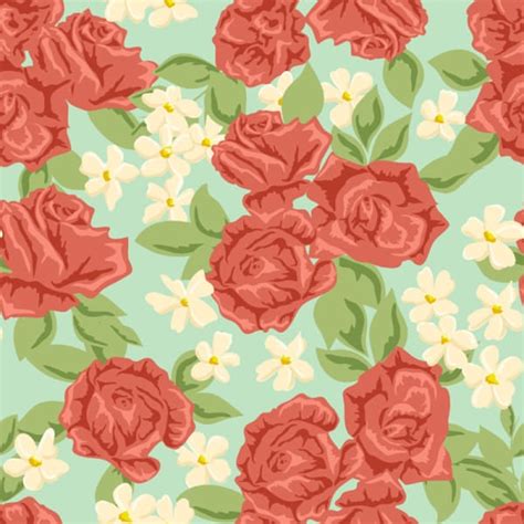Free 20 Vintage Floral Patterns In Psd
