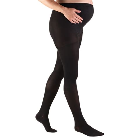 Truform Maternity Pantyhose 20 30 MmHg Black Medium Walmart Com